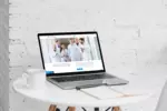 Mockup mit der Website vom LungenZentrum Hirslanden in Zürich