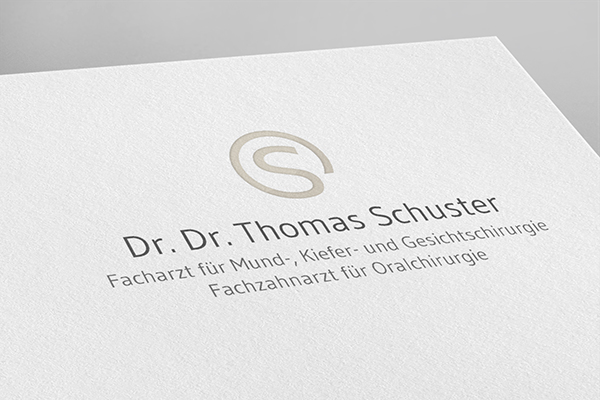 Dr. Dr. Thomas Schuster Logodesign