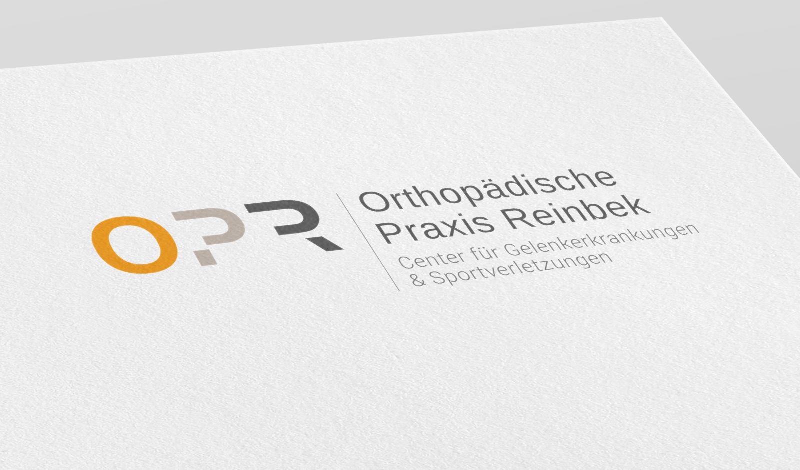 Orthopädische Praxis Reinbeck OPR Thorsten Siemssen, Logodesign
