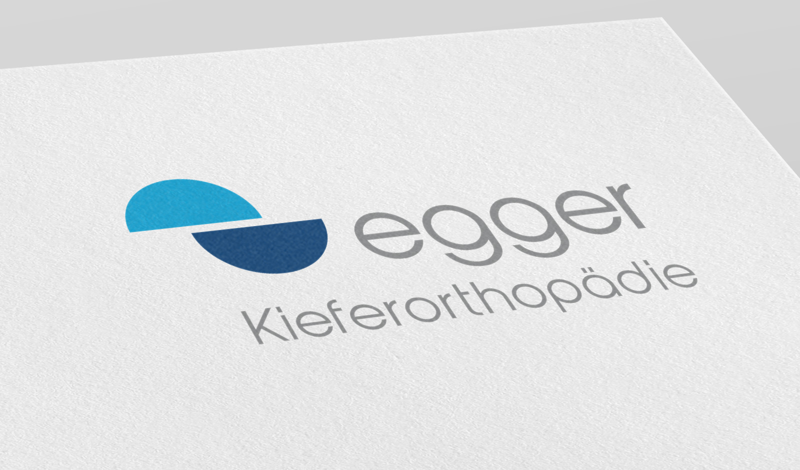 Praxis für Kieferorthopädie Dr. Constanze Egger und Dr. Alexarder Egger in Schaffhausen/Schweiz Logodesign