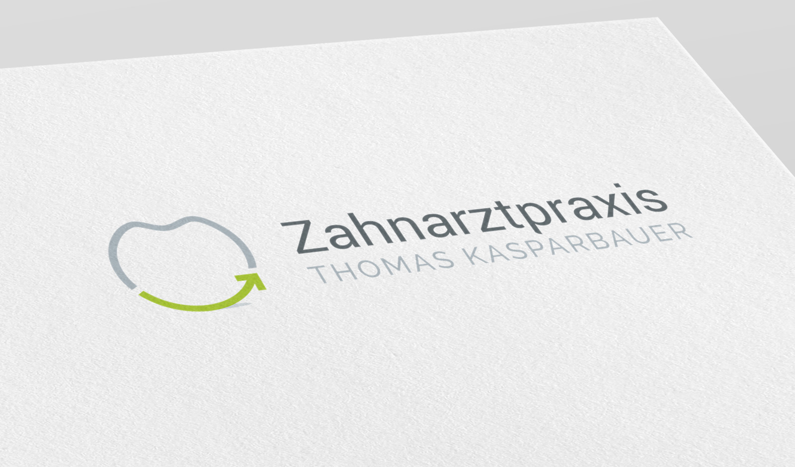 Zahnarztpraxis Pilsting Thomas Kasparbauer Logodesign
