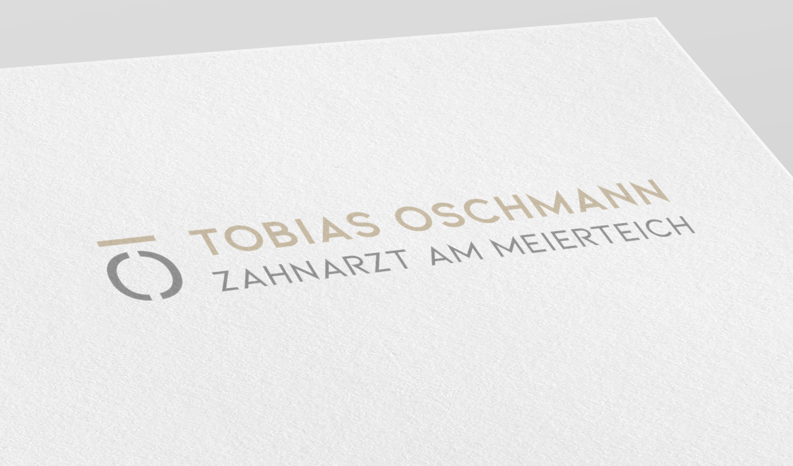 Zahnarztpraxis Tobias Oschmann in Bielefeld, Logodesign