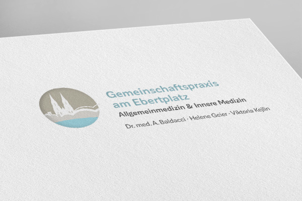 Hautarztpraxis Dr. med. A. Baldacci, Helene Geier & Viktoria Kejlin in Köln, Logodesign