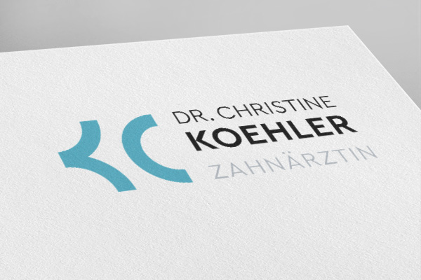 Zahnarztpraxis Dr. Christine Koehler in Bad Homburg, Logodesign
