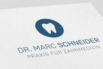 Zahnarztpraxis Dr. Marc Schneider in Riederich, Logodesign