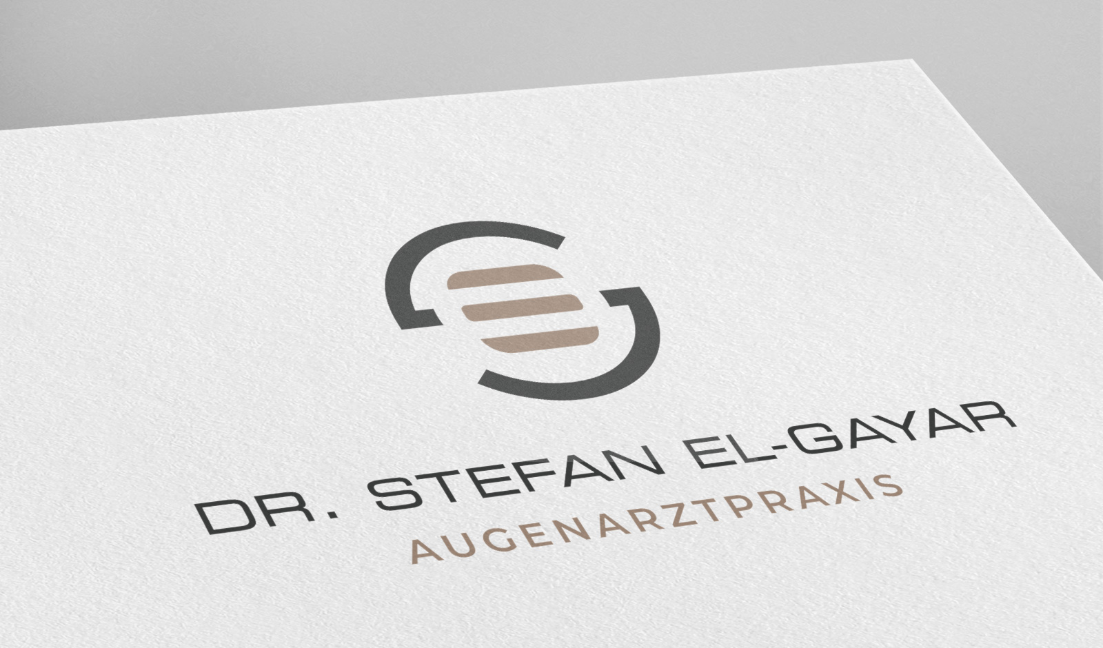 Logodesign für eine Augenarztpraxis in Nürnberg