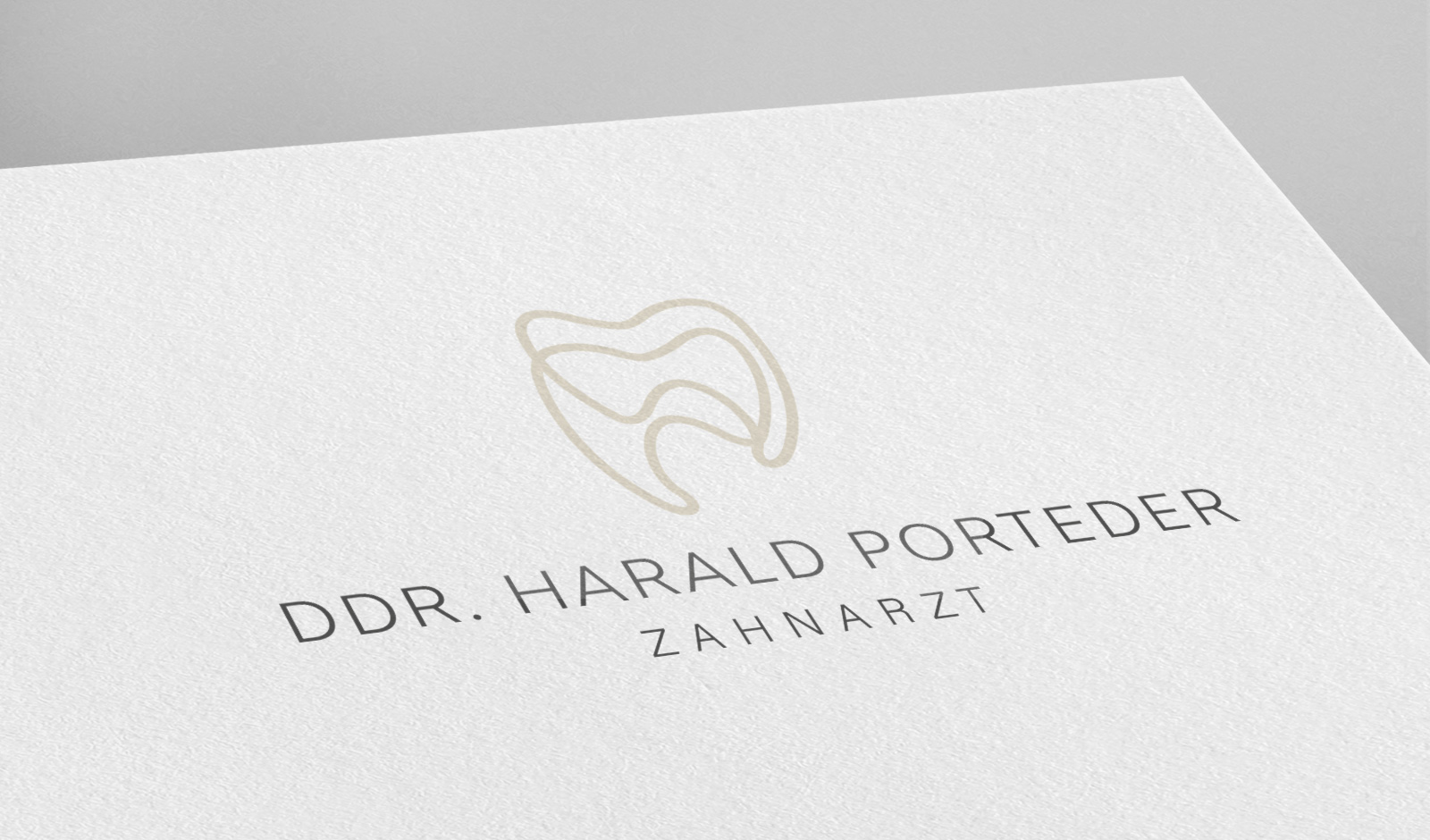 Logodesign für eine Zahnarztpraxis in Wien, Österreich