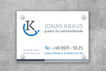 Zahnarztpraxis Jonas Kraus in Simbach am Inn, Praxisschild