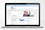 Website Homepage Design für den ZBV Niederbayern