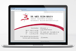 Internist Hausarzt Rüdenhausen Dr. med. Egon Bruch Webvisitenkarte